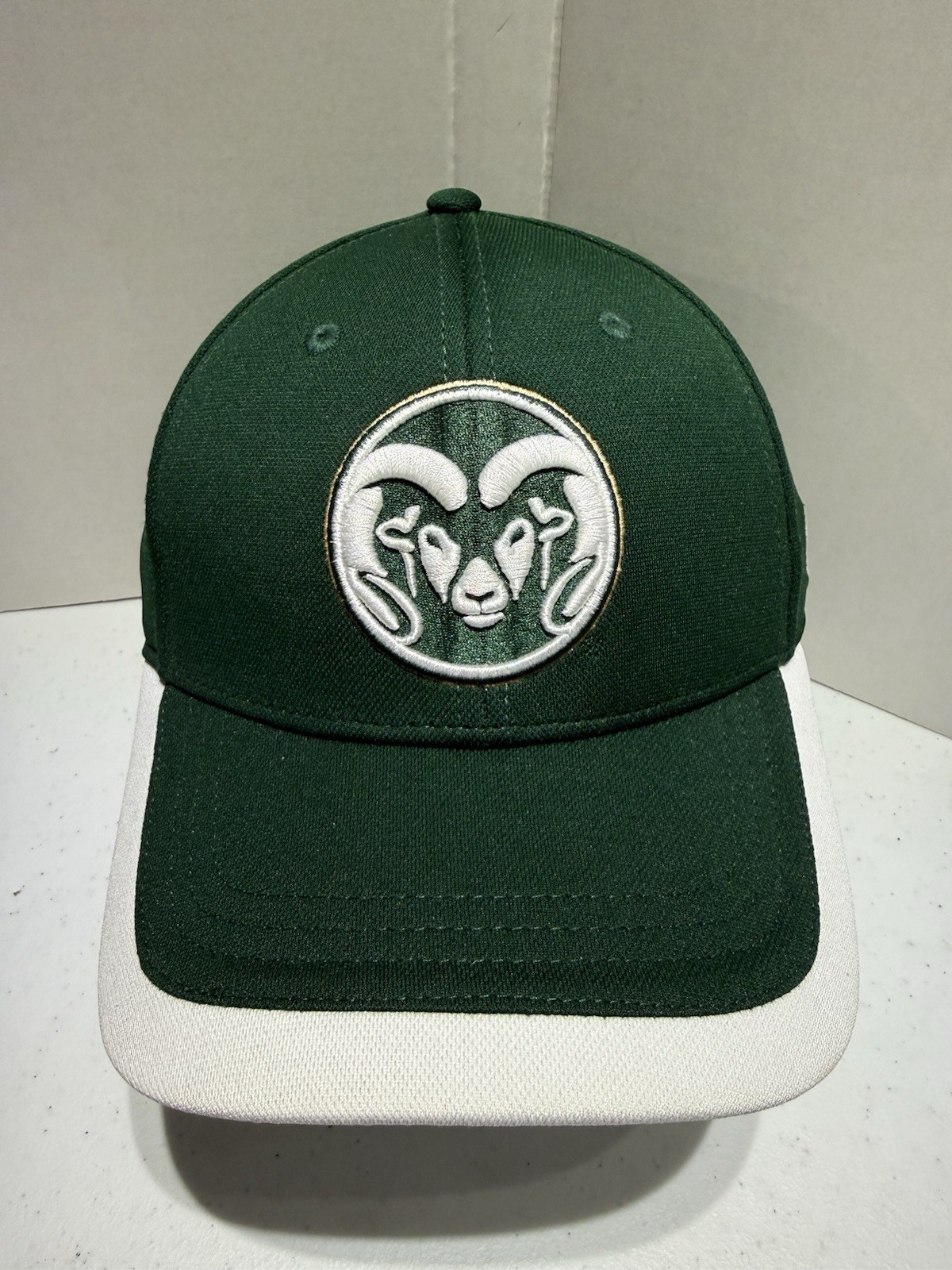 Colorado State Rams NCAA Under Armour Men’s Adjustable Hat Cap Green & White thumbnail 3