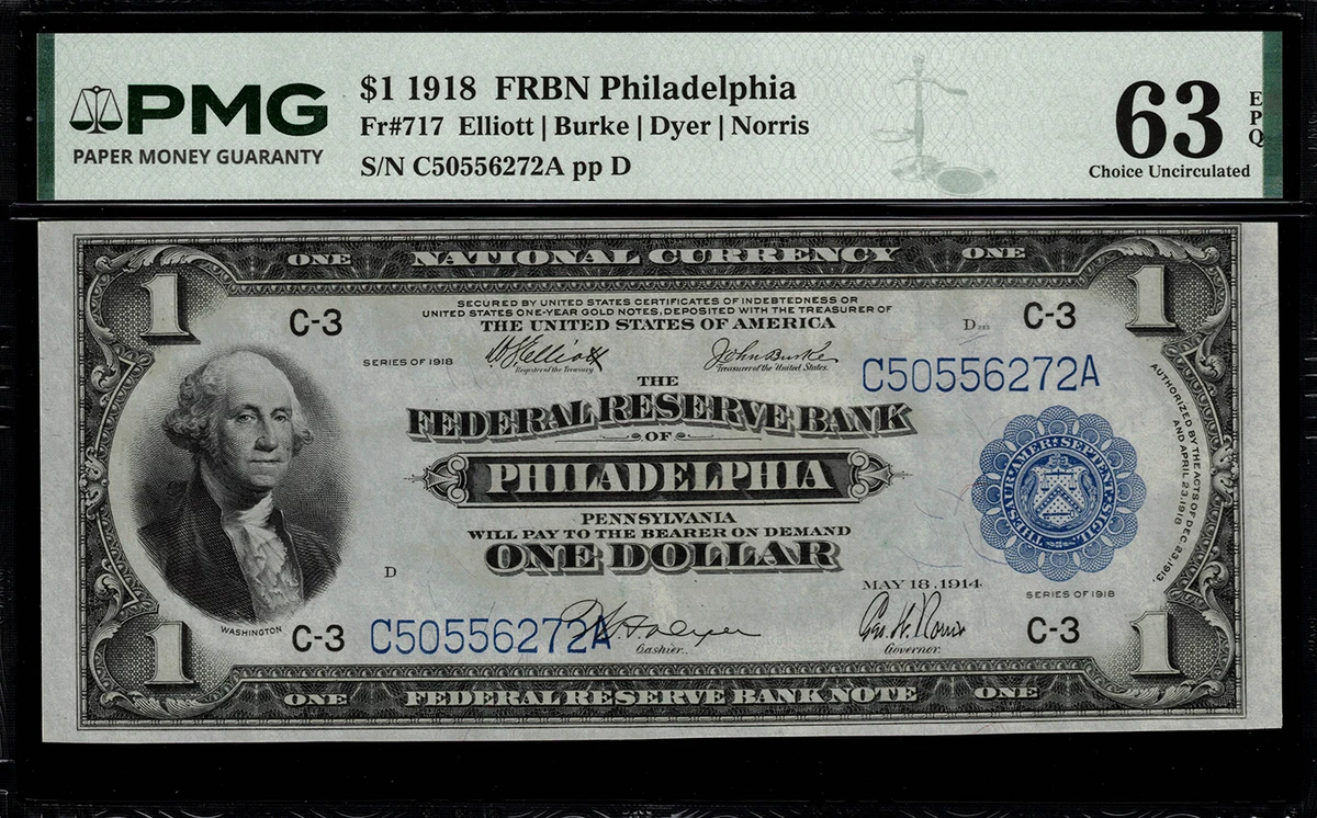 1918 $1 US Federal Reserve Large Notes for sale | eBay