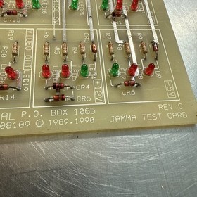 Star Tech VINTAGE JAMMA Test Card! Arcade JAMMA tester! Rev C 1990 RARE!