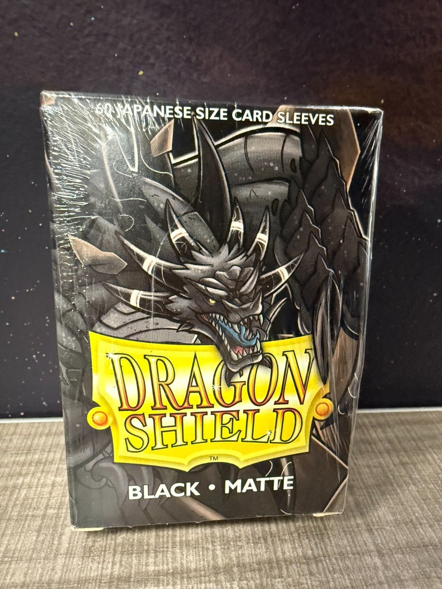 Dragon Shield Japanese Size Matte Black 60ct Card Protector
