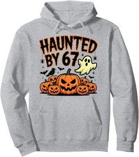 Funny Ghost and Pumpkin Halloween Costume Design Fun Unisex Hooded Sweatshirt