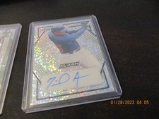 miguel amaya rookie auto leaf flash 2021 sparkles