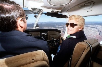 Heino flight from Las Vegas to the Grand Canyon during the 3rd USA- Old Photo 1