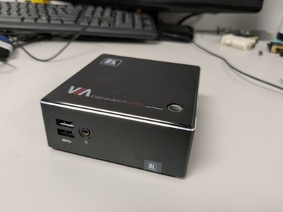 Kramer VIA CONNECT PRO Mini PC NUC Wired Wireless Presentation Collaboration Hub