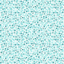 MAYWOOD - Sippin' on Sunshine by Kimberbell - Tonal Packed Ditsy - Aqua Blue