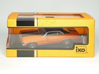 Chevrolet Nova SS Coupé MK3 1971 Orange Schwarz IXO 1:43 Modellauto