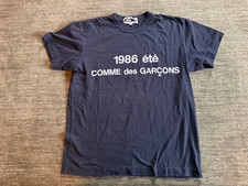 COMME DES GARCONS CDG T-SHIRT BLACK 1986 xl
