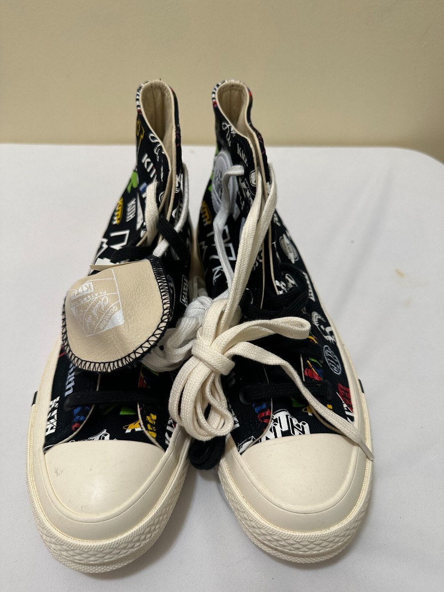 BV5005 KITH×CONVERSE 172465C Kith x Converse Size (MENS 8/WMNS 10) 11. black canvas upper