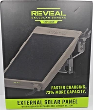 Reveal Cellular Cam Tactacam External Solar Panel  *New/Sealed*