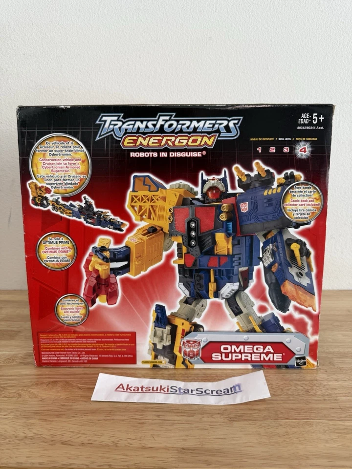 Transformers Energon Omega Supreme Powerlinx Battles Hasbro 2004 VERY RARE MISB - Image 2 of 4