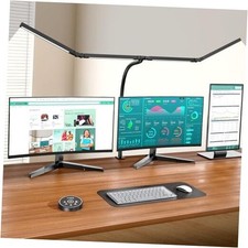 Led Desk Lamps for Home Office - Eye Caring Architect Lamp with Black Plus