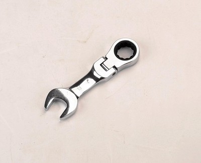 FLZOSPER 13mm Flex-Head Stubby Ratcheting Box End Combination Wrench