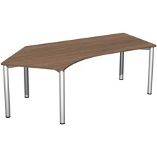 Eck-Schreibtisch / Ecke links / 4-Fuß Flex -Bürotisch / 720 x 1.130 mm (HxT)