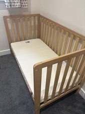 Tutti Bambini Malmo Cot with Upgraded Bloom Mattress 120 x 60