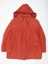 Womens UK Size 18 Cotswold Collections Red Parka Coat