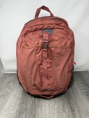 Eddie Bauer Stowaway 30L Maroon Day Hike Backpacking Hiking