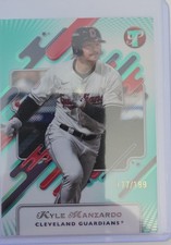 2025 Topps Pristine - Kyle Manzardo #37 Aqua Refractor /199