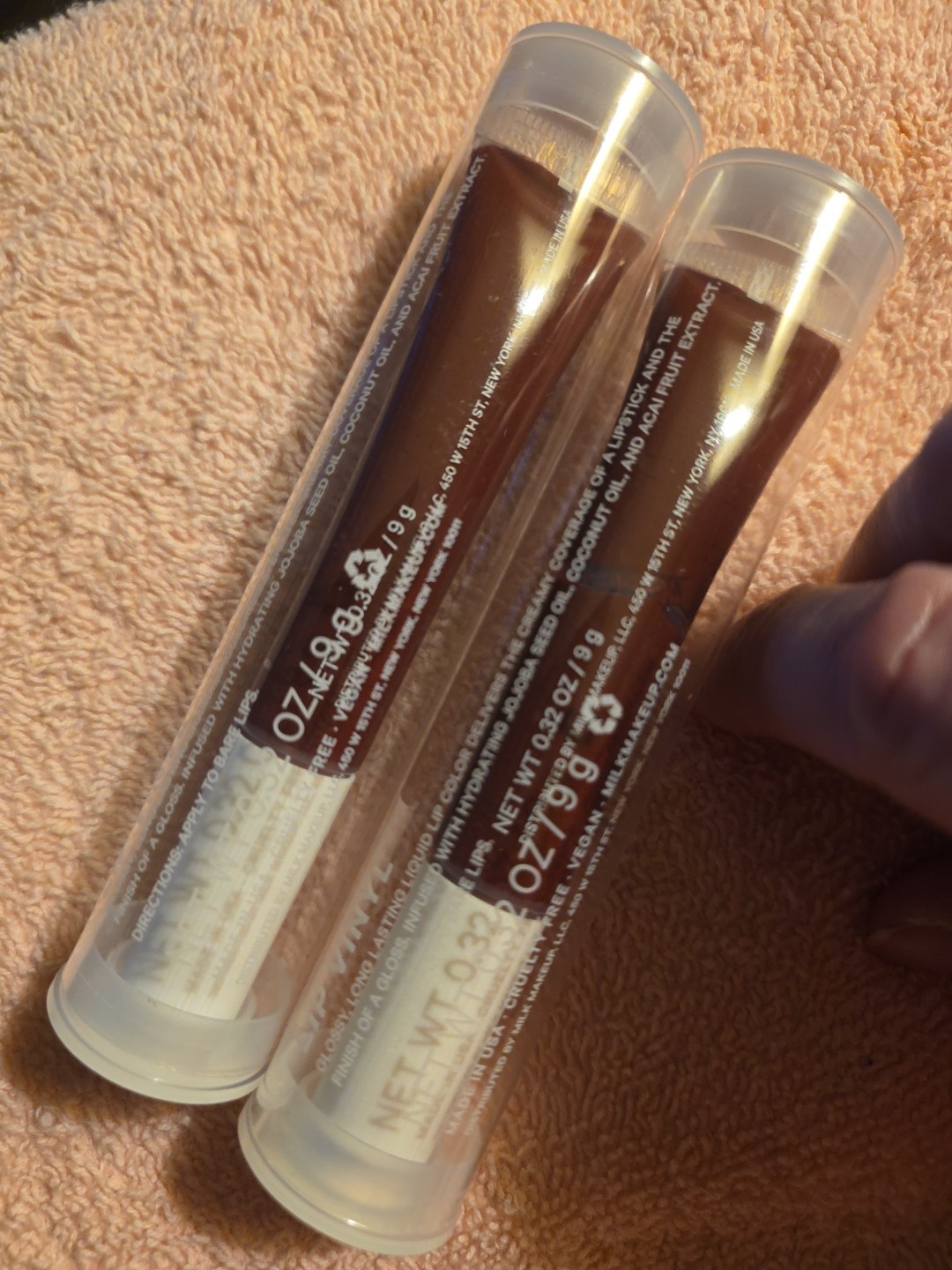 Milk Makeup Lip Vinyl Gloss Full Size New In Tube Authentic Queen Set Of 2