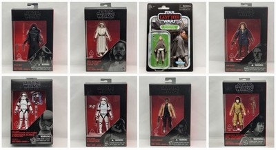 Star Wars Vintage Collection VC122 Rey & Black Series 3.75'' Action Figure Lot
