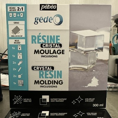 Pebeo Gedeo Crystal Resin Molding Inclusions Kit - 300ml - NEU versiegelt  
