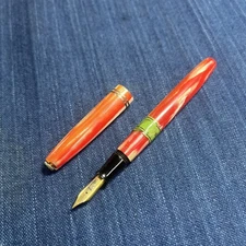 Vintage Celluloid Fountain Pen morison Used As is