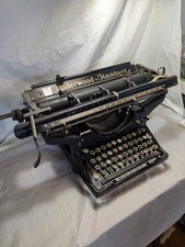 Antique Underwood Typewriter Desktop Early 1900's Vintage Manual Standard Old thumbnail