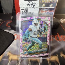 🔥 2025 Panini Prizm Choice Jordyn Brooks Cherry Blossom /15 – Miami Dolphins 🔥