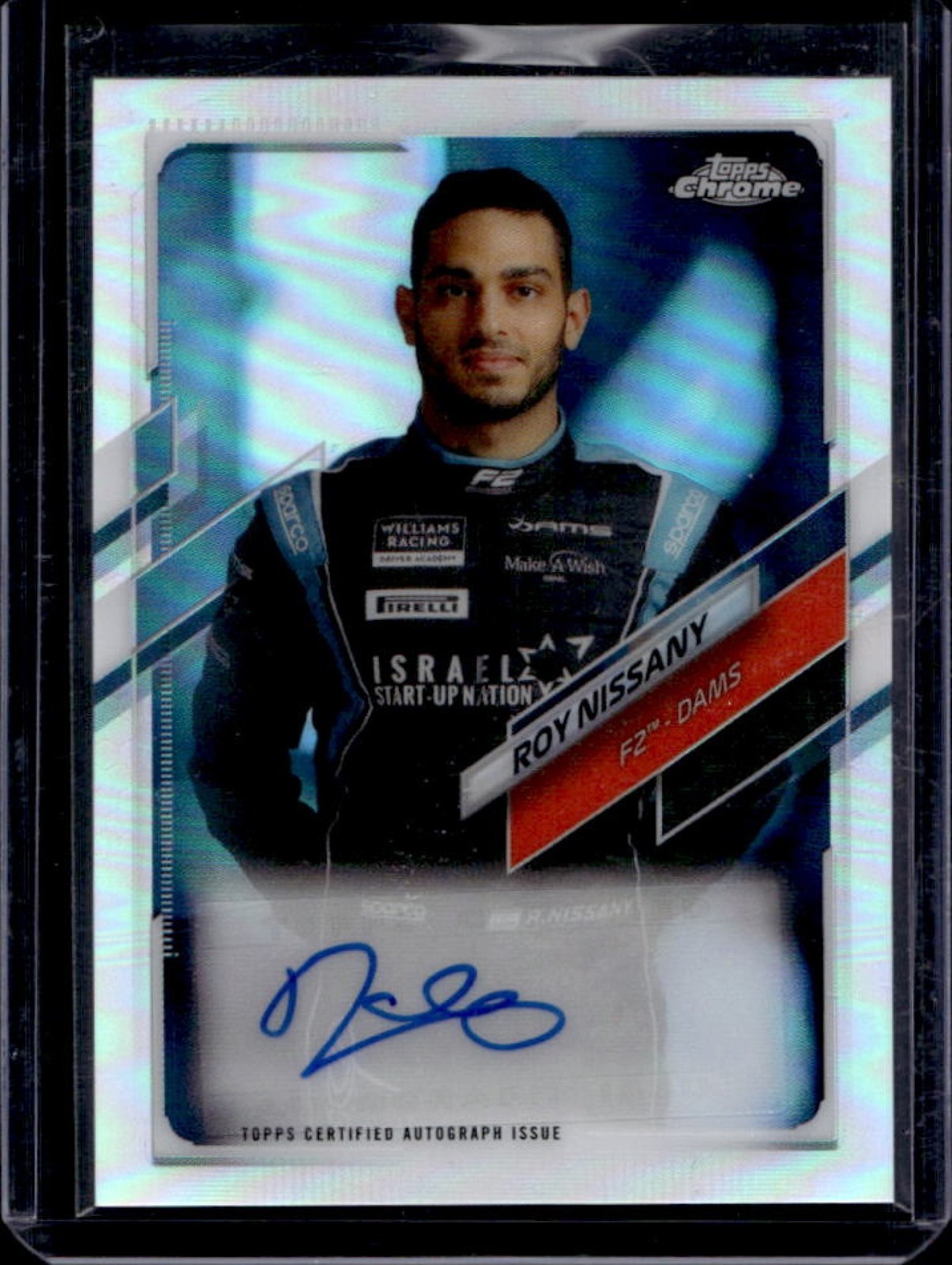 2021 Topps Chrome F1  Formula 1 Roy Nissany F1 Auto 071/281 #CA-RN