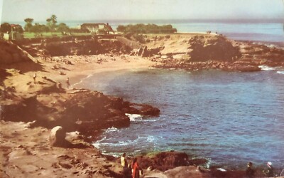 La Jolla CA Union Oil 76 Scenes of the West 1950s Vintage Postcard 