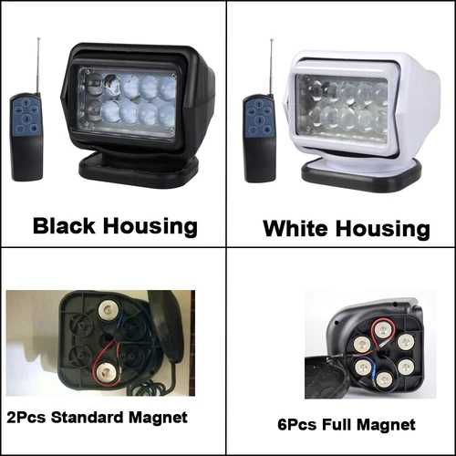 360° Portable Marine Searchlight Wireless LED Spotlight Boats&Truck Off Road - Bild 6 von 7