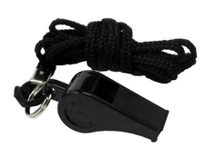 D.T. Systems Super-Pro Black Dog Training Whistle and Black Nylon Lanyard (80...