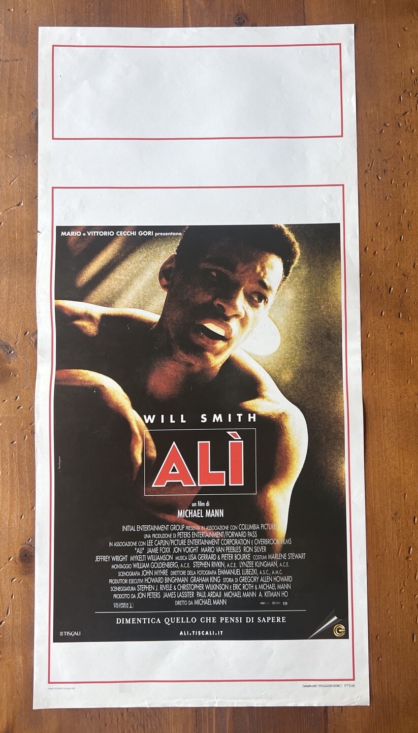 Locandina originale film Alì (2002) - Regia di Michael Mann