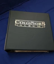 Ultra Pro 3" Blue Collectors Album w/ 65 One Side 9-Pocket Card Holder Pages