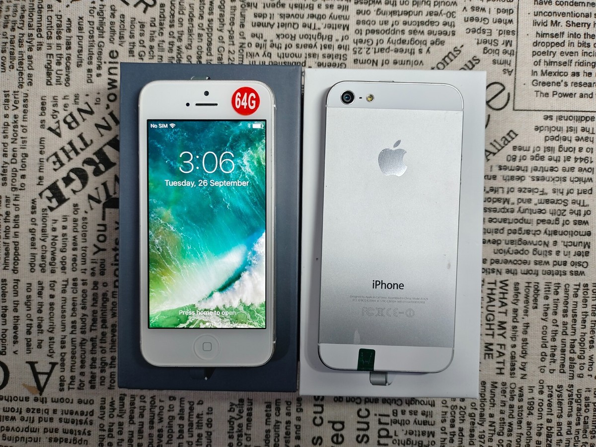 99%N ew Apple iphone 5 16/32/64GB UNlocked(GSM+CDMA) IOS 10 Gift 