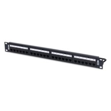Belden RV6PPF1U24BK 24-Port CAT6 REVConnect Patch Panel 1U Black