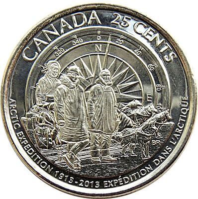Canada 25 Cents Coin | Queen Elizabeth II | Dog Sled | 2013 | eBay