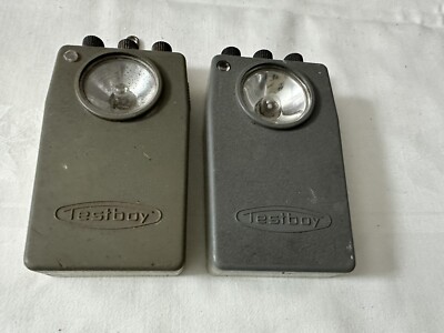 2X Testboy D.B.G.M. Universeller Leitungs  Durchgangsprüfer Taschenlampe Bastler