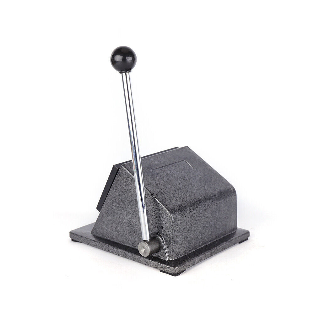 37mm/70mm/75mm Graphic Punch Die Cutter Round PVC Paper Card Button Maker Manual