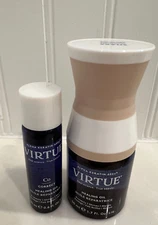 Virtue Hydrating And Heat Protectant Healing Hair Oil Fullsize & Travel Size