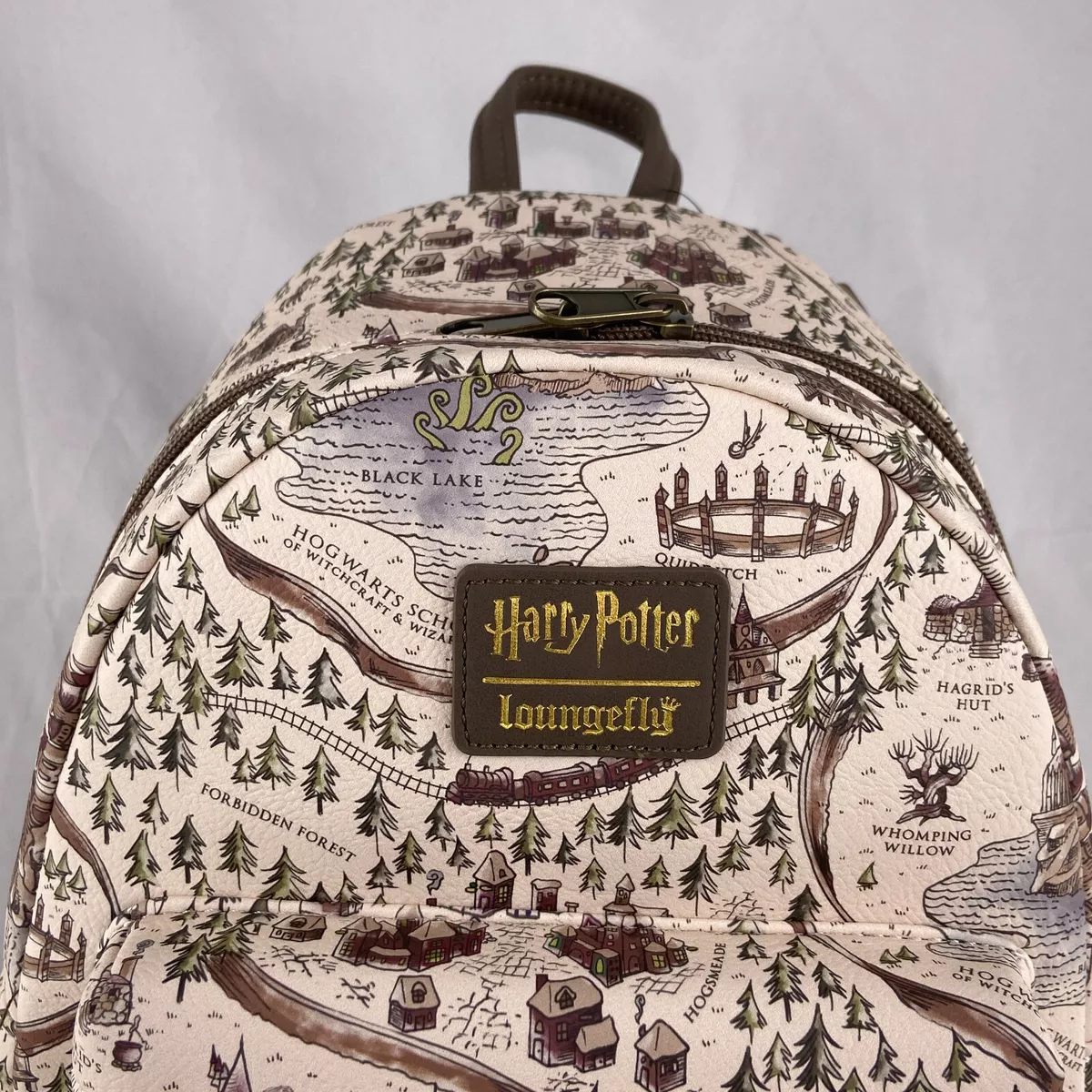 Loungefly Harry Potter Mini Backpack Bag Hogwarts School Grounds Map Wizarding