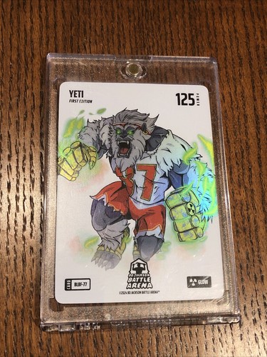 Yeti Travis Kelce BLIZZARD FOIL GLOW SSP Bo Jackson Battle Arena!!!!