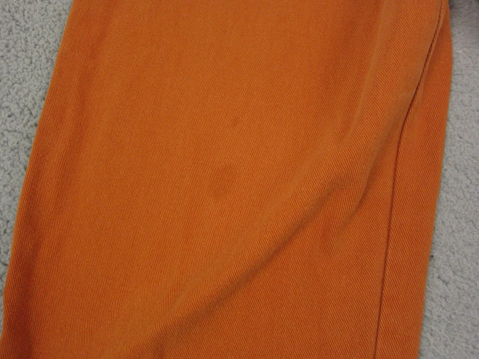 Lucy & Yak Pants Womens 32 Orange Organic Cotton Casual High Waisted Ladies — 第 3/4 张图片