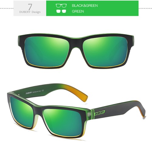 DUBERY Occhiali da Sole Polarizzati Uomo Sport Guida Pesca UV400 Paralume Occhiali Unisex - Foto 13 di 14