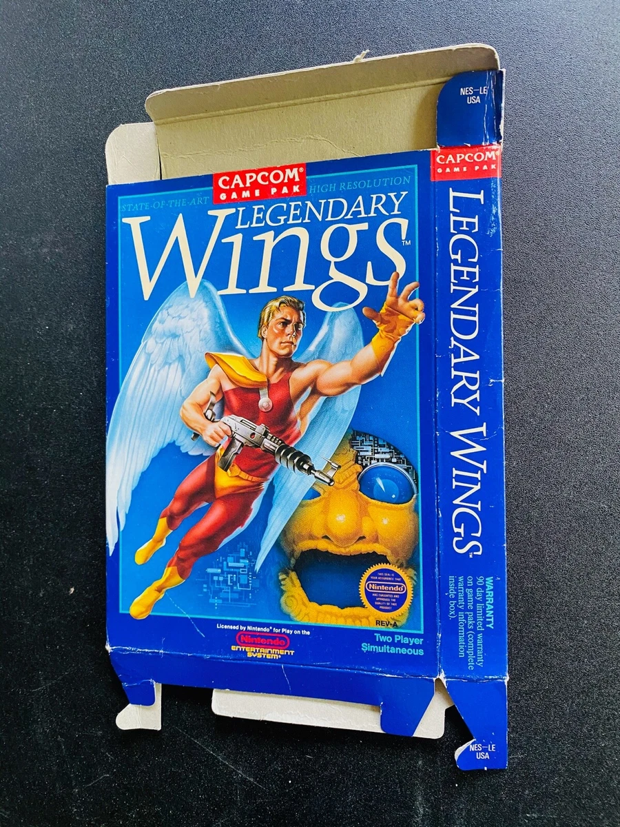 Legendary Wings CAPCOM Box ONLY Nintendo NES no game or manual