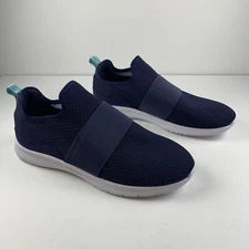 Easy Spirit Ginfer Sneakers Womens Sz 9W Navy Mesh Casual Slip-On Athletic Shoes