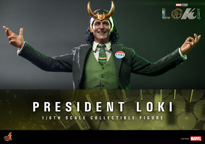 New Hot Toys TMS066 LOKI 1/6 PRESIDENT LOKI Action Figure