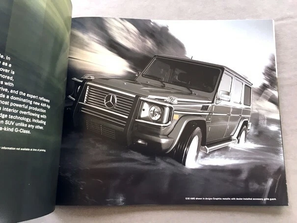 2005 Mercedes Benz G-Class G500 G55 AMG 34-page Vintage Car Brochure Catalog - Image 2 of 4