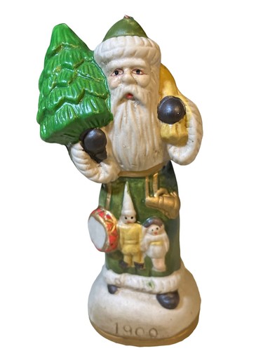Santa Ornaments Lot of 6 1900's Replica Santa Figures - Picture 7 of 12