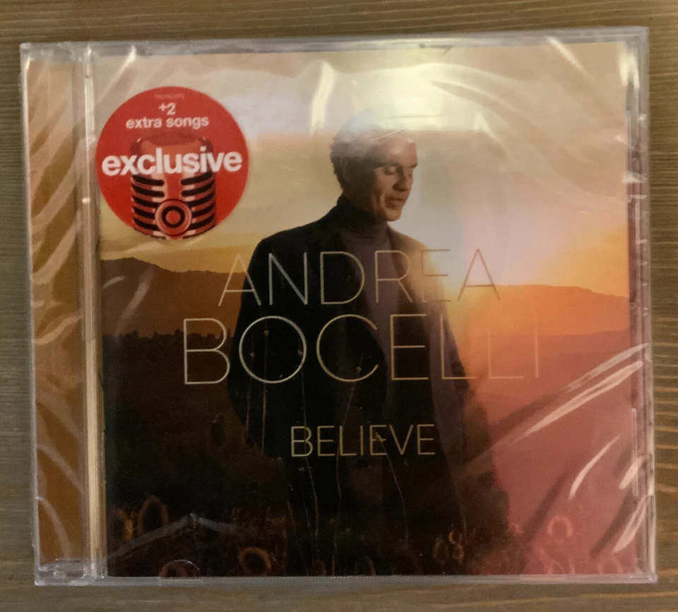 🌍 Andrea Bocelli Believe,+2 Extra Song Exclusive,New ‼️ Foto 2 de 3
