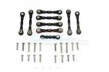 GPM Racing Black Aluminum 9pc Tie Rod Set - For Traxxas 4-Tec 2.0 GT160-BK-BEBK